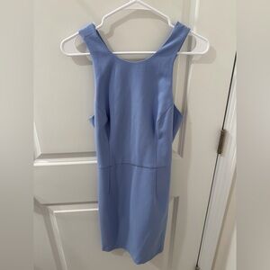 French Connection Sky Blue Sleeveless Midi Dress